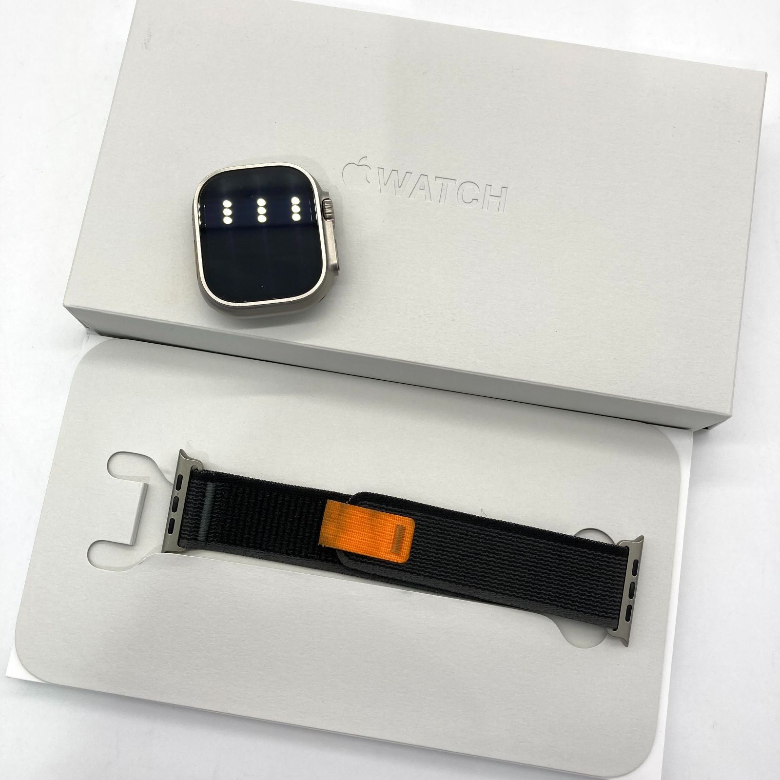 ▽ Apple Watch Ultra GPS+Cellularモデル 49mm MQFX3J/A [ブラック
