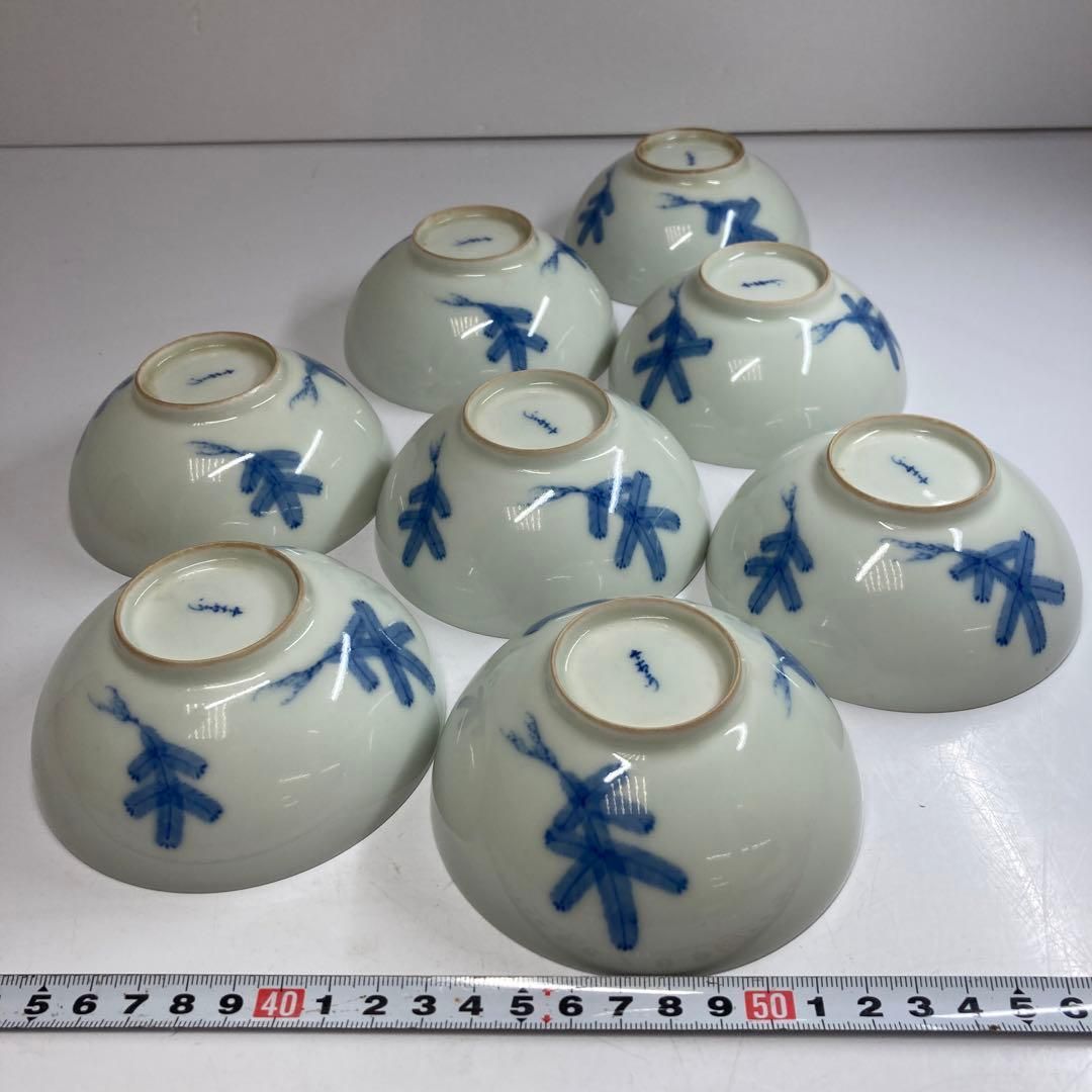 鍋島小茶碗8客 共箱