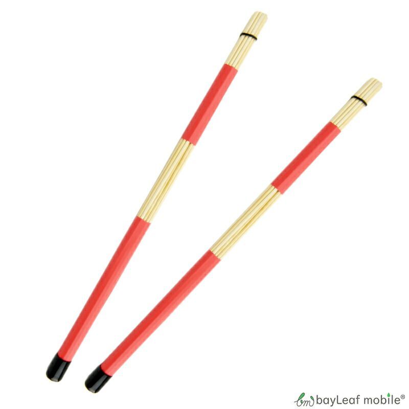 Drumstick Rod Bamboo Rod 40cm Bamboo Red Jazz Folk Music Percussion Instrument Accessory