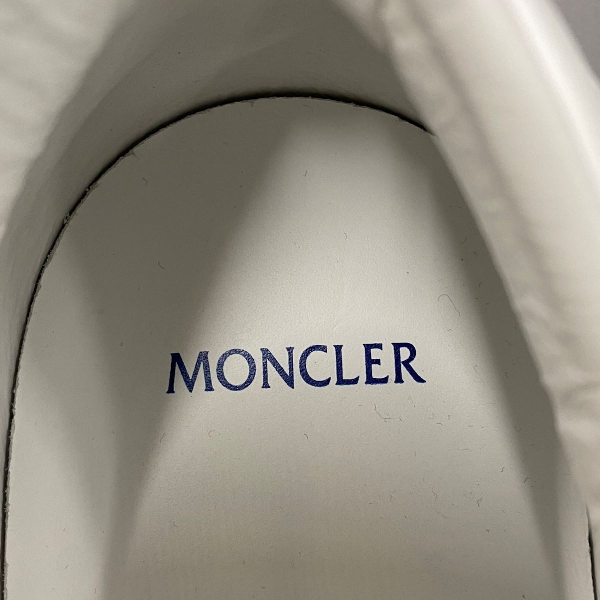 MONCLER(モンクレール) スニーカー 45 メンズ ニューモナコ 白 レザー - メルカリ