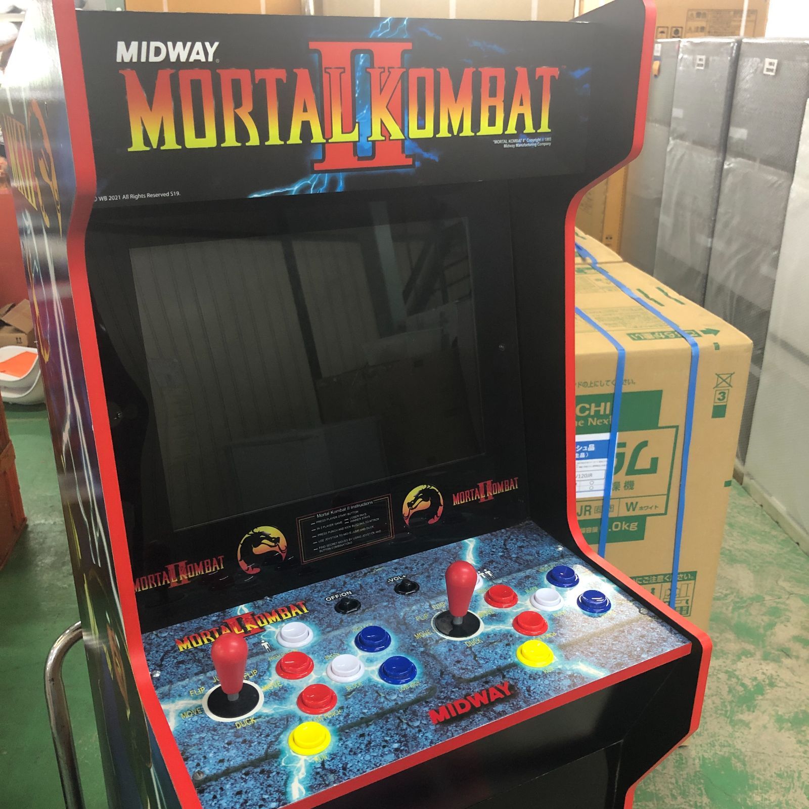 MIDWAY アーケードゲーム モータルコンバット2 MORTAL KONBAT