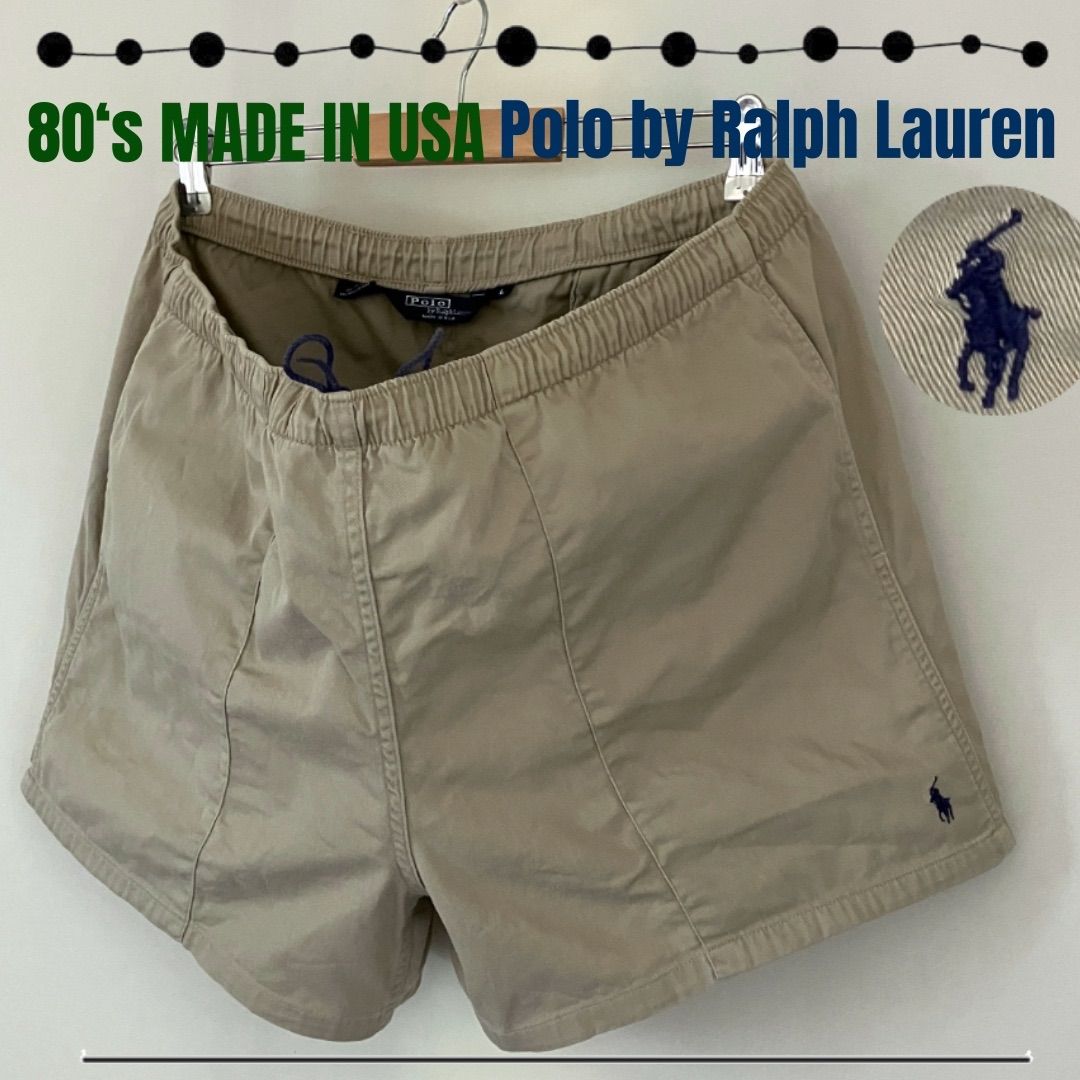 80's USA製☆ラルフローレン/Polo by Ralph Lauren☆コットンツイル
