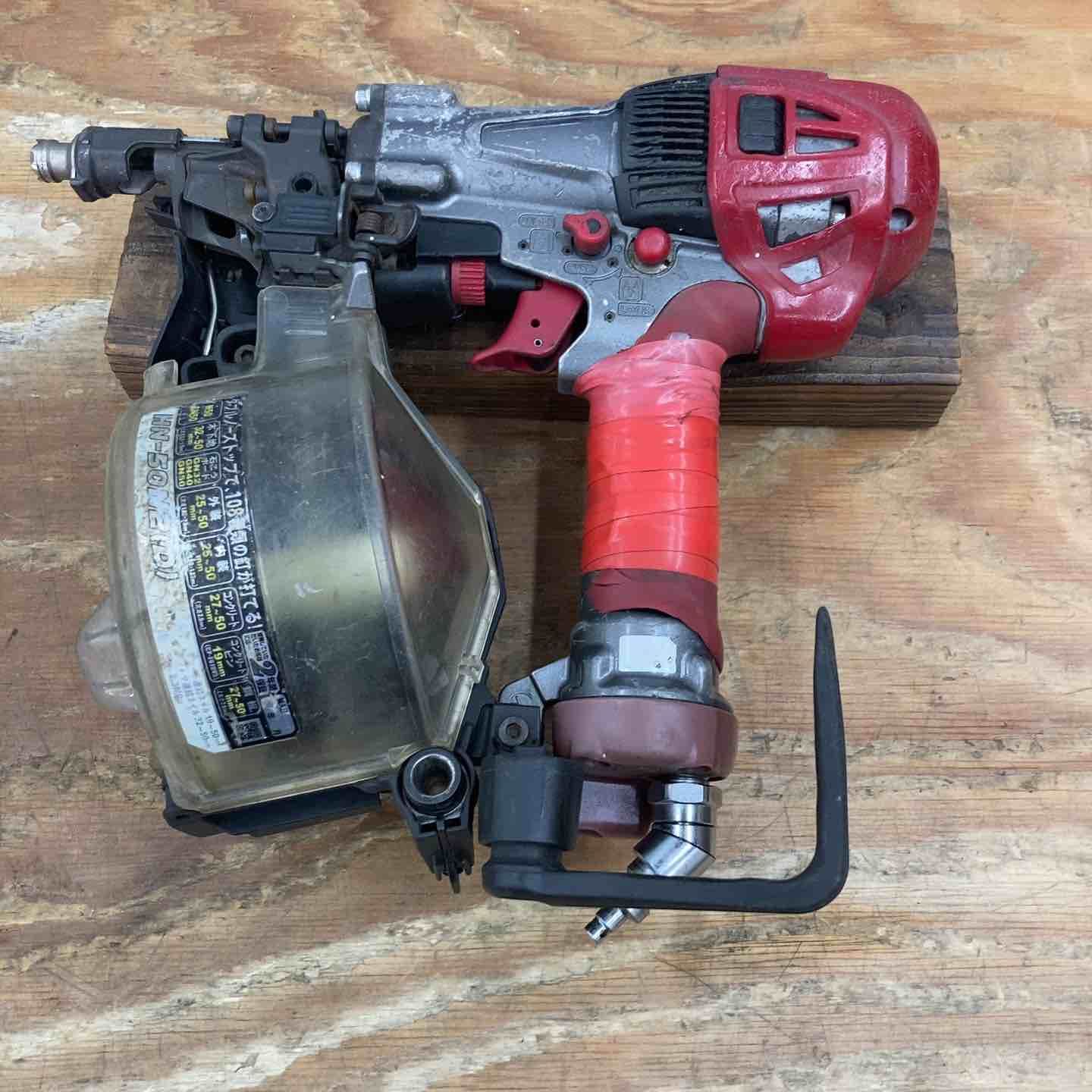 マックス MAX 高圧エア釘打ち機 HN-50N2 D 本体のみ グリップにビニールテープ 柏店
