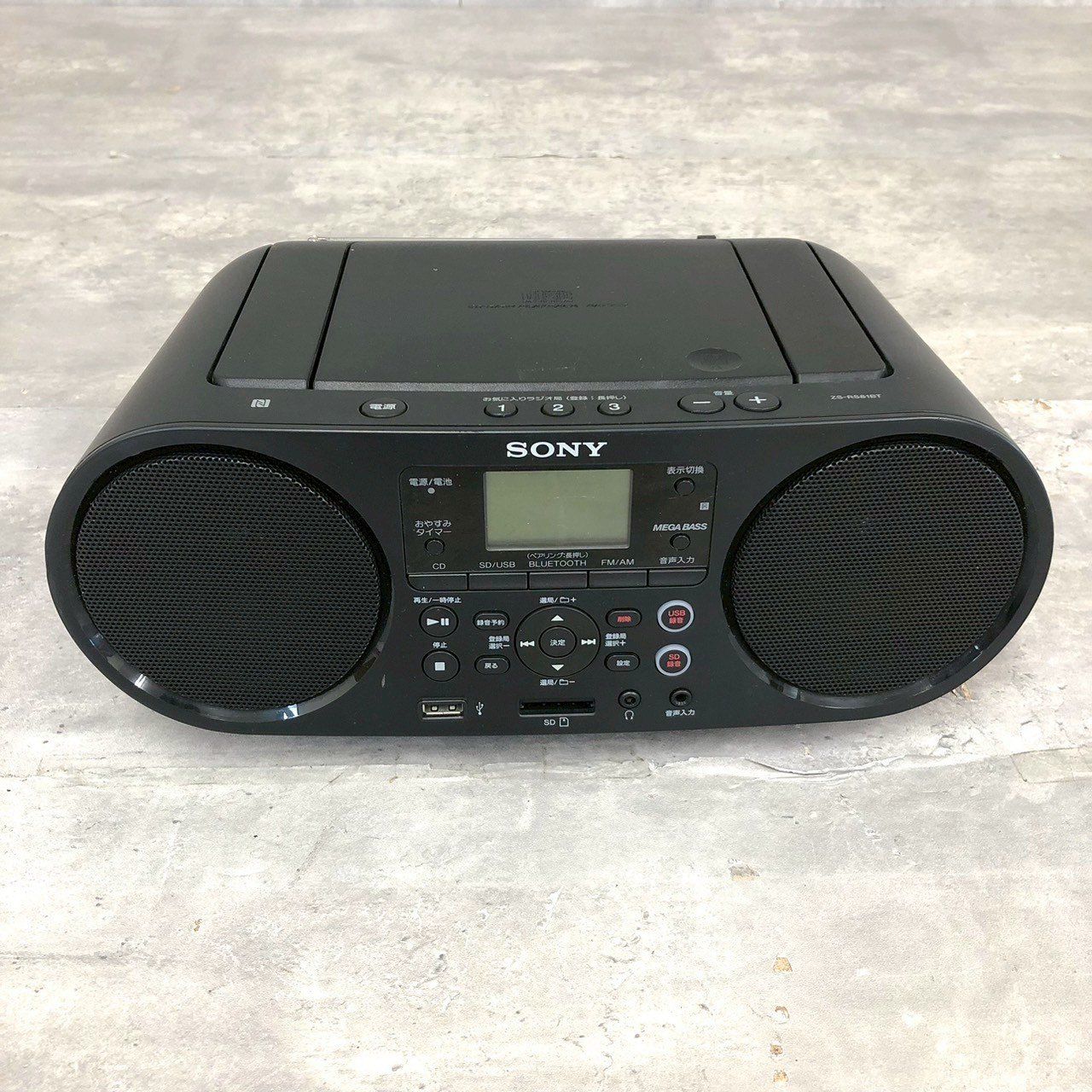 電源ケーブル欠品 SONY ZS-RS81BT CDラジオ Bluetooth対応
