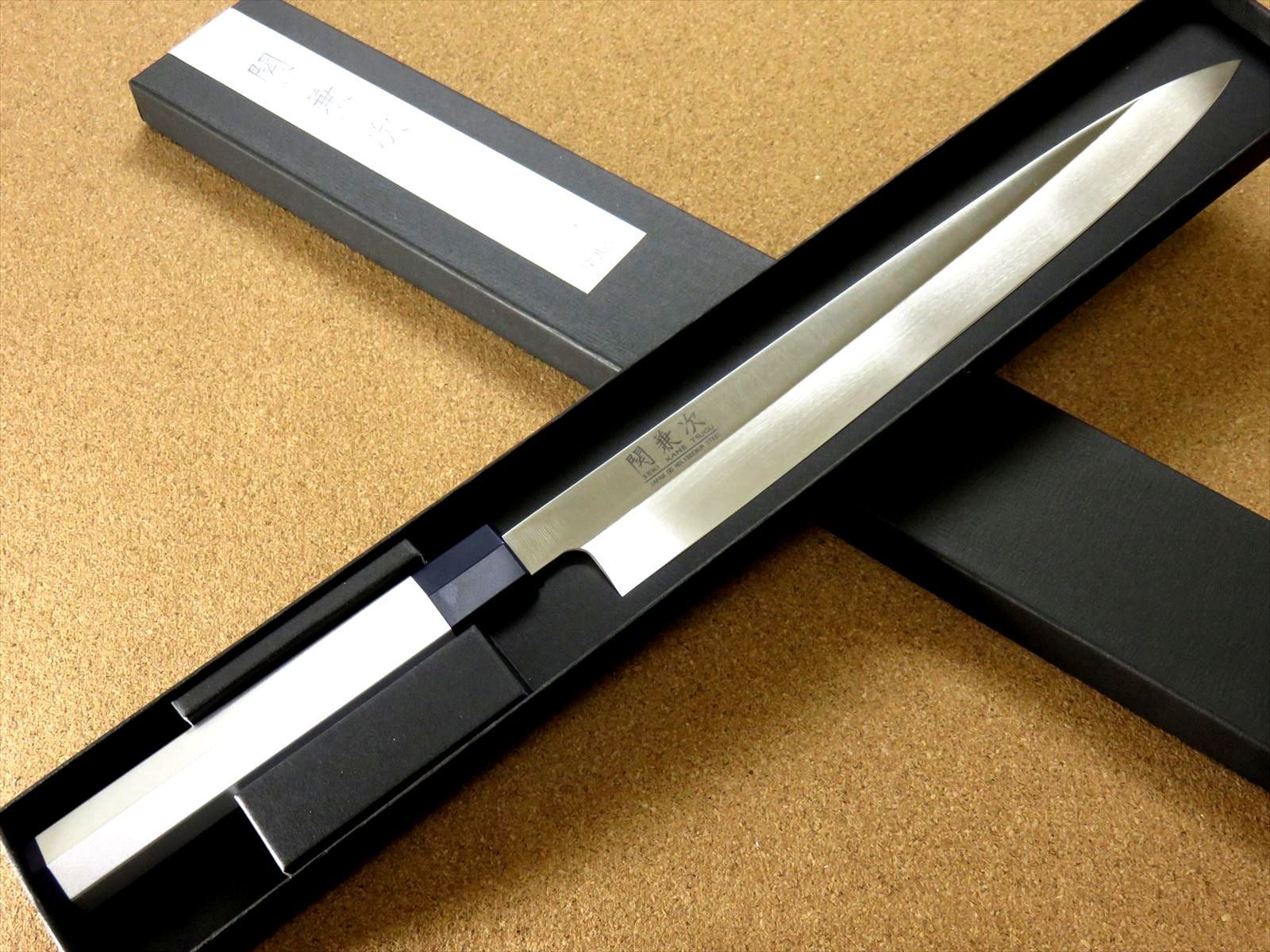 関の刃物 刺身包丁 270mm 大同特殊鋼製モリブデン 柳刃包丁 片刃 右利き 関の刃物 刺身包丁 270mm 大同特殊鋼製モリブデン 柳刃包丁 片刃 右