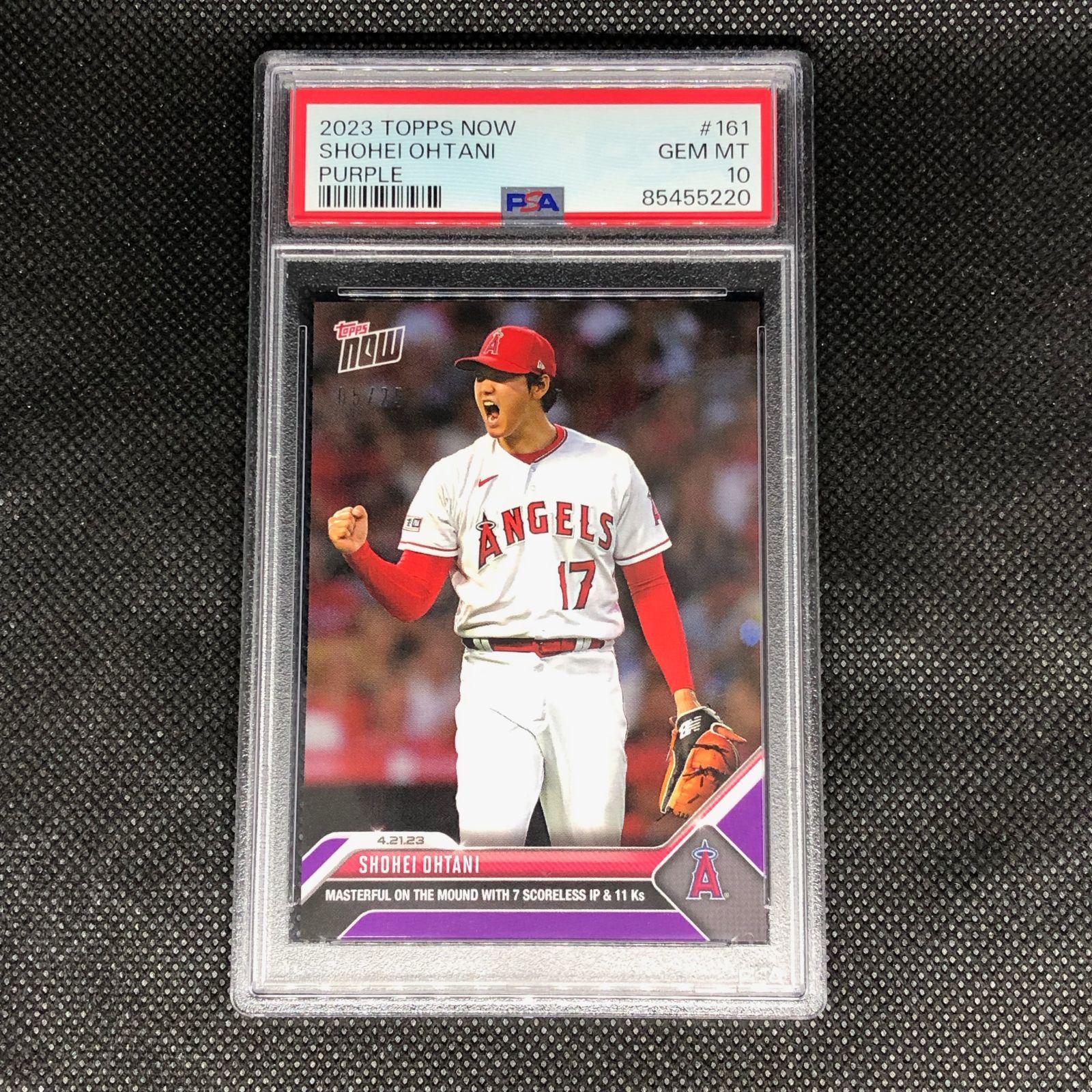 大谷翔平 TOPPS NOW 2023 Card161 25枚限定【PSA10】