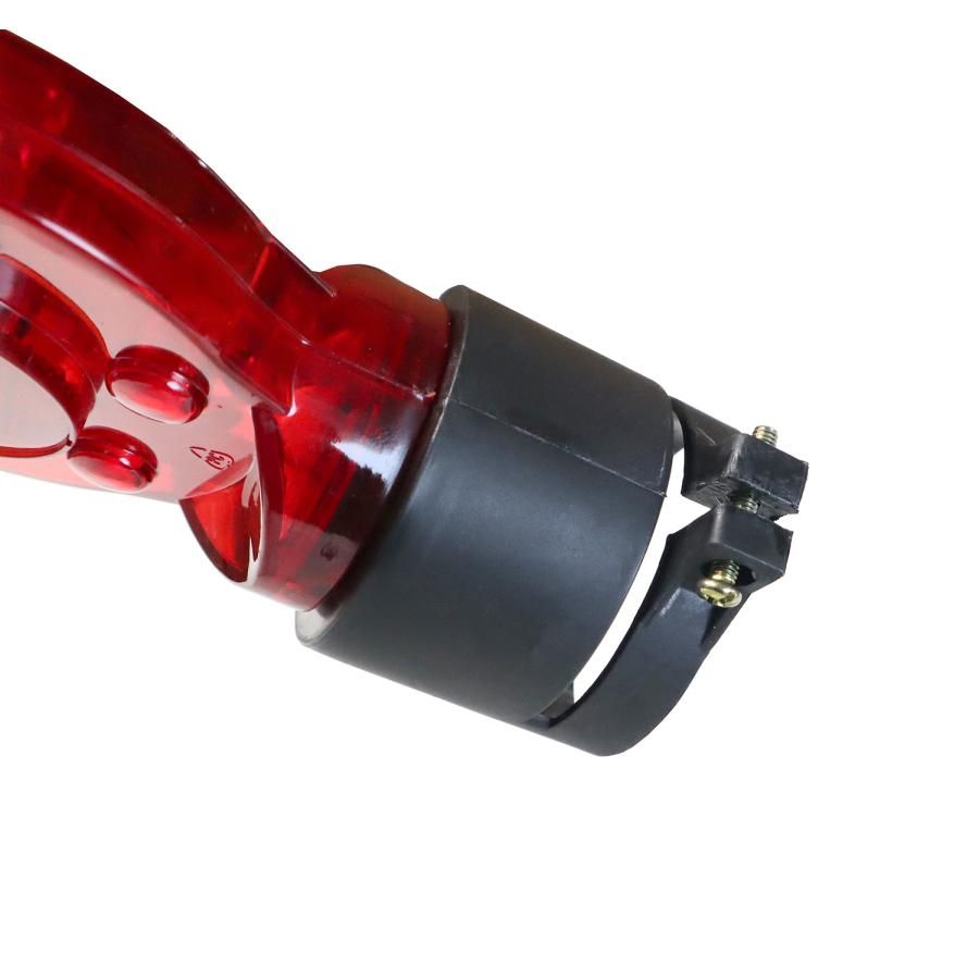 ソーラー工事灯 単管取付バイス付 小売業者 10個セット ソーラー保安灯