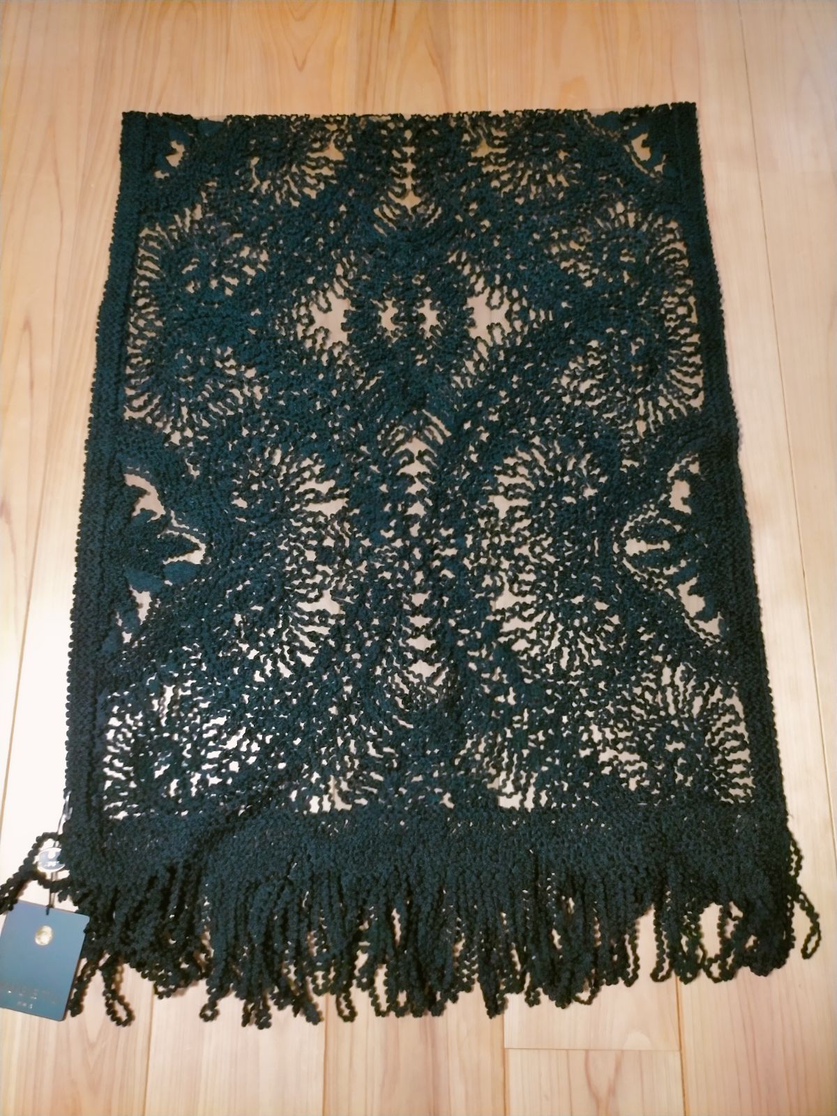 新品☆無月 本場奄美大島泥染絣糸 レースショール - メルカリ 