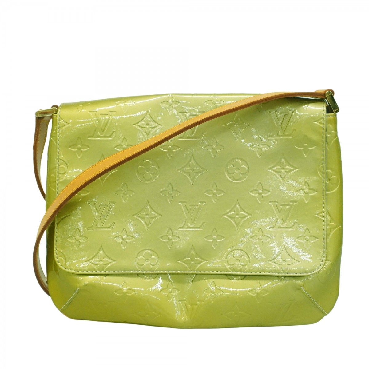 5md4188 ルイヴィトン ショルダーバッグ ヴェルニ トンプソンストリート M91069 グリ レディース