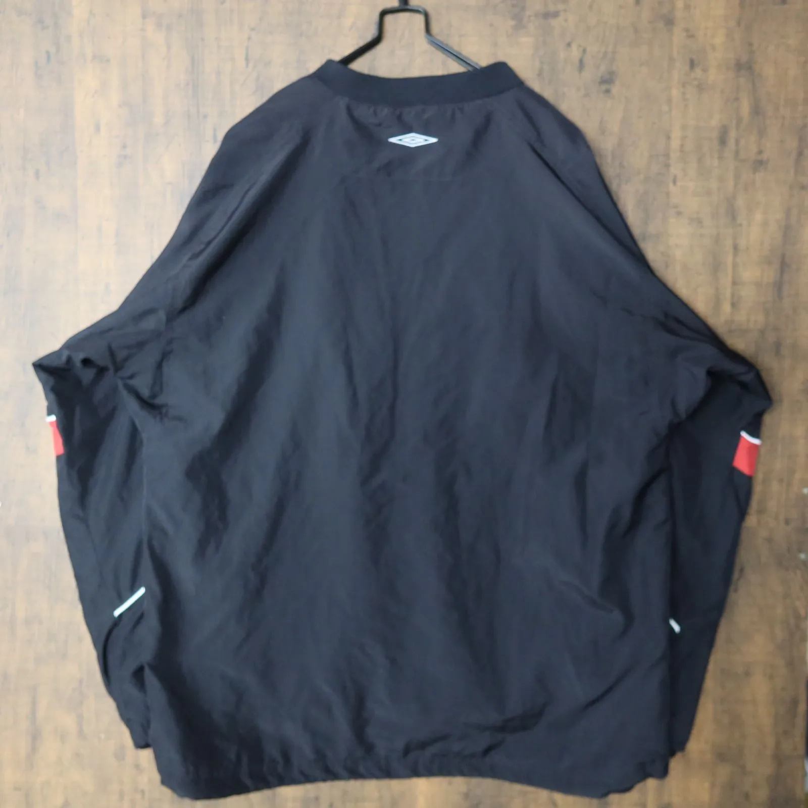 vodafone期》マンチェスター・ユナイテッド UMBRO M 黒 長袖 vodafone