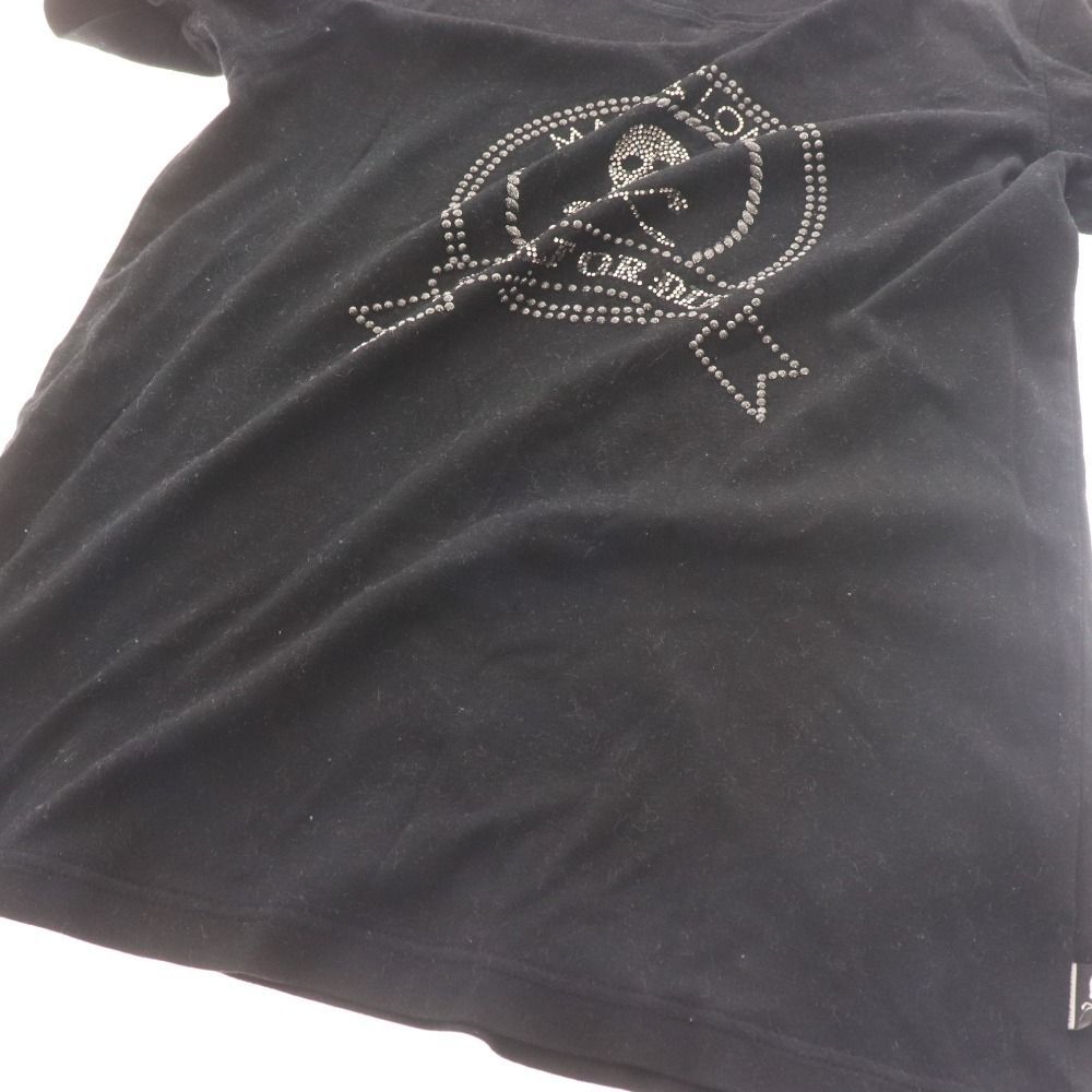 MARK&LONA 【新品】マークアンドロナ 半袖ポロシャツ 黒×白 斜め