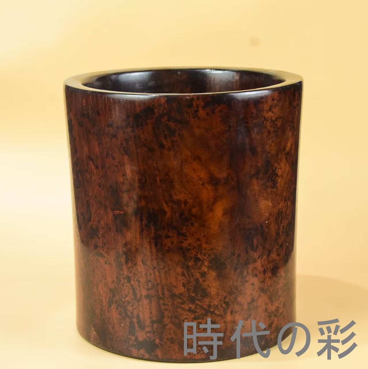 中国古美術 旧家蔵出 花梨木 彫刻 筆筒 手作り 細密彫 木製 文房置物 唐物 古玩 古民具 古置物 東洋彫刻 清時代 R07100624 WWW_IBETON_RU