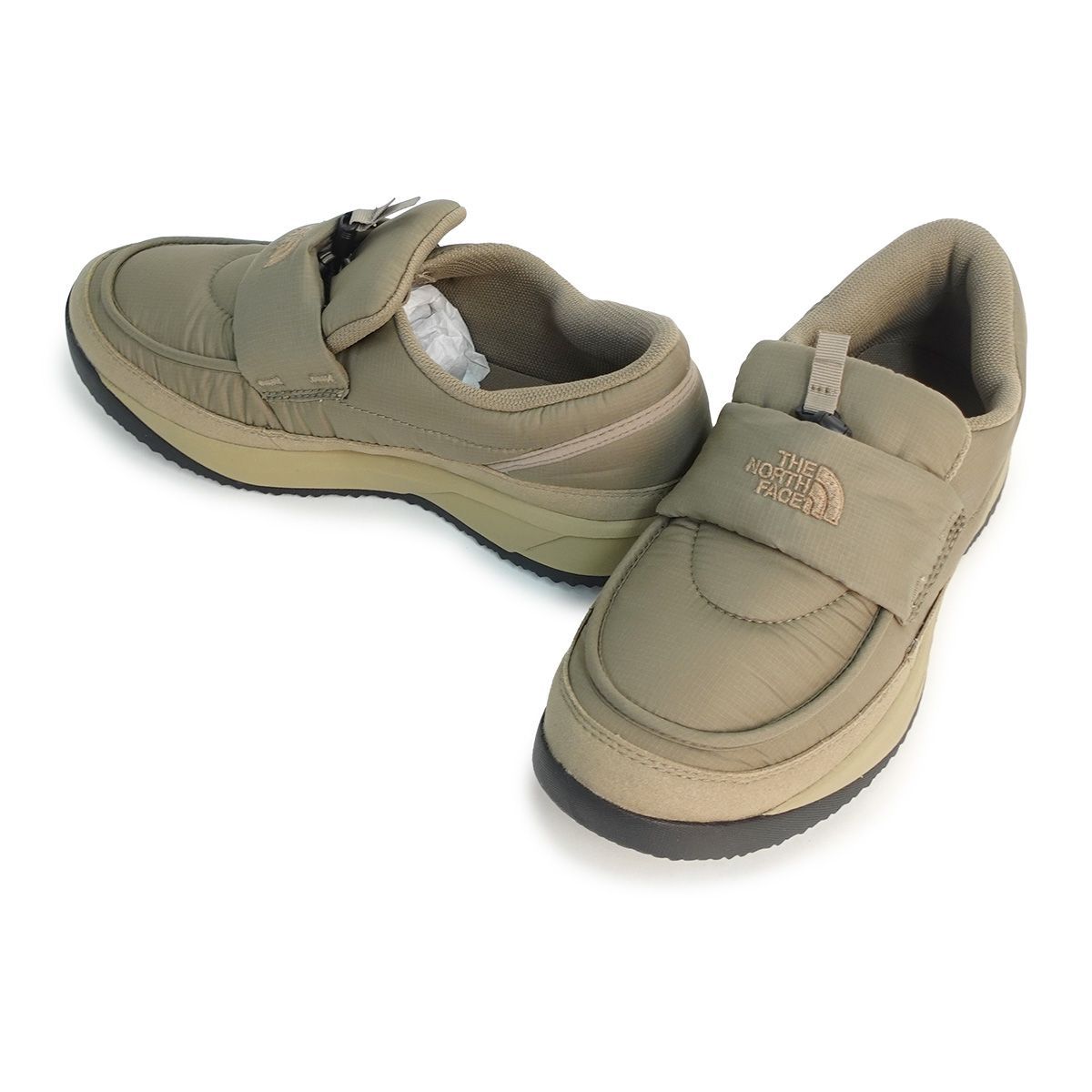 ザ ノースフェイス THE NORTH FACE スニーカー メンズ レディース ヌプシ ローファー NF 52575 MK マッシュルーム×TNFブラック 防寒