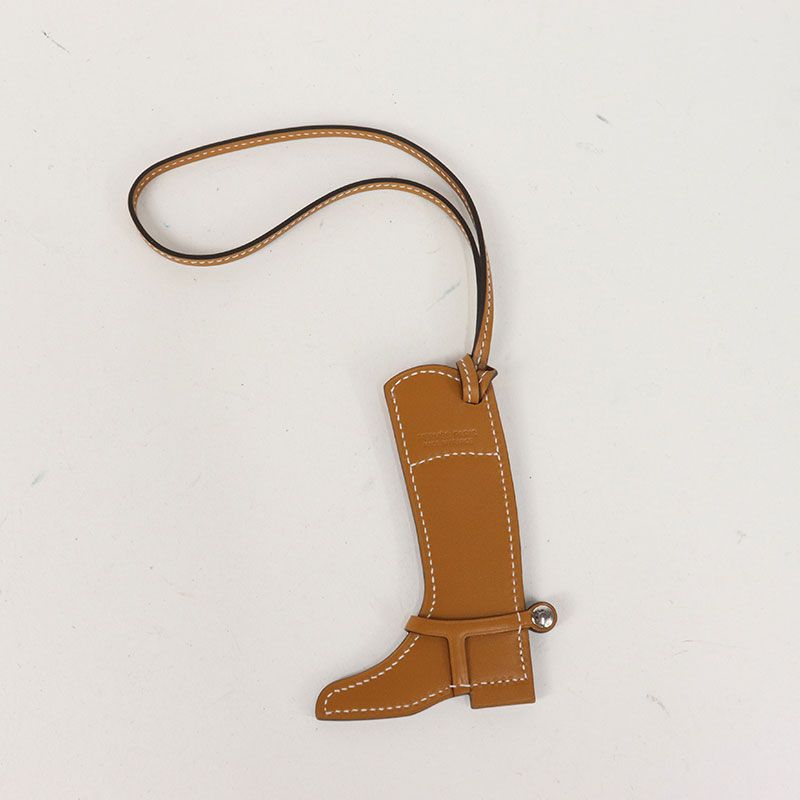 エルメス HERMES パドック ブーツ チャーム ナチュラルサブレ ...