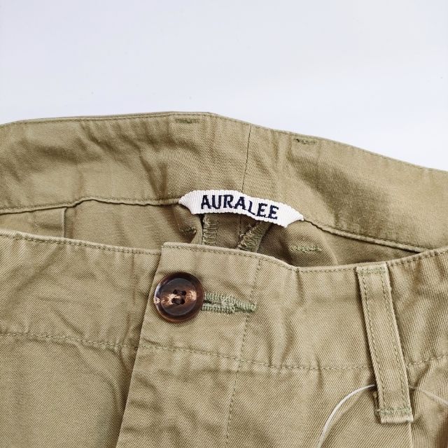 AURALEE WASHED FINX LIGHT CHINO WAIDE P A8SP03CN チノパンツ