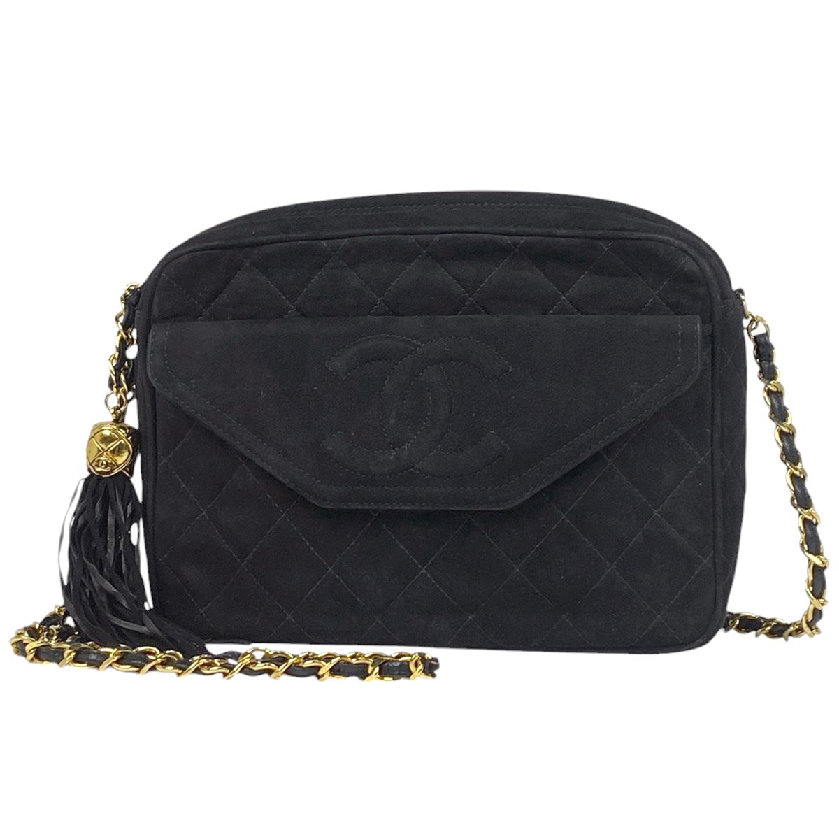 シャネル CHANEL ココマーク フリンジ チェーン ショルダーバッグ 