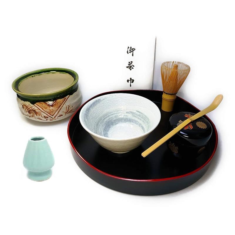 はじめての茶道 入門 お稽古用 盆点前セット 盆略点前 盆点 山道盆 茶道具 0