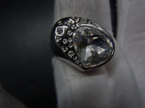 美品】SWAROVSKI指輪 55サイズ □美品□ SWAROVSKI スワロフスキー