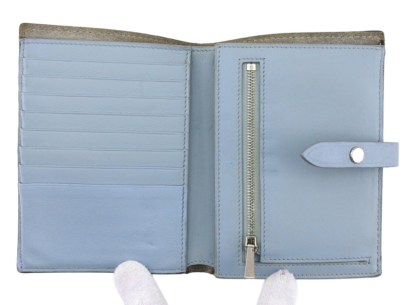 セリーヌ CELINE 二つ折り財布 グレー レディース 中古 - メルカリ