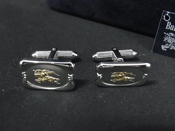 BURBERRY シルバー カフリンクス Burberry バーバリー カフス