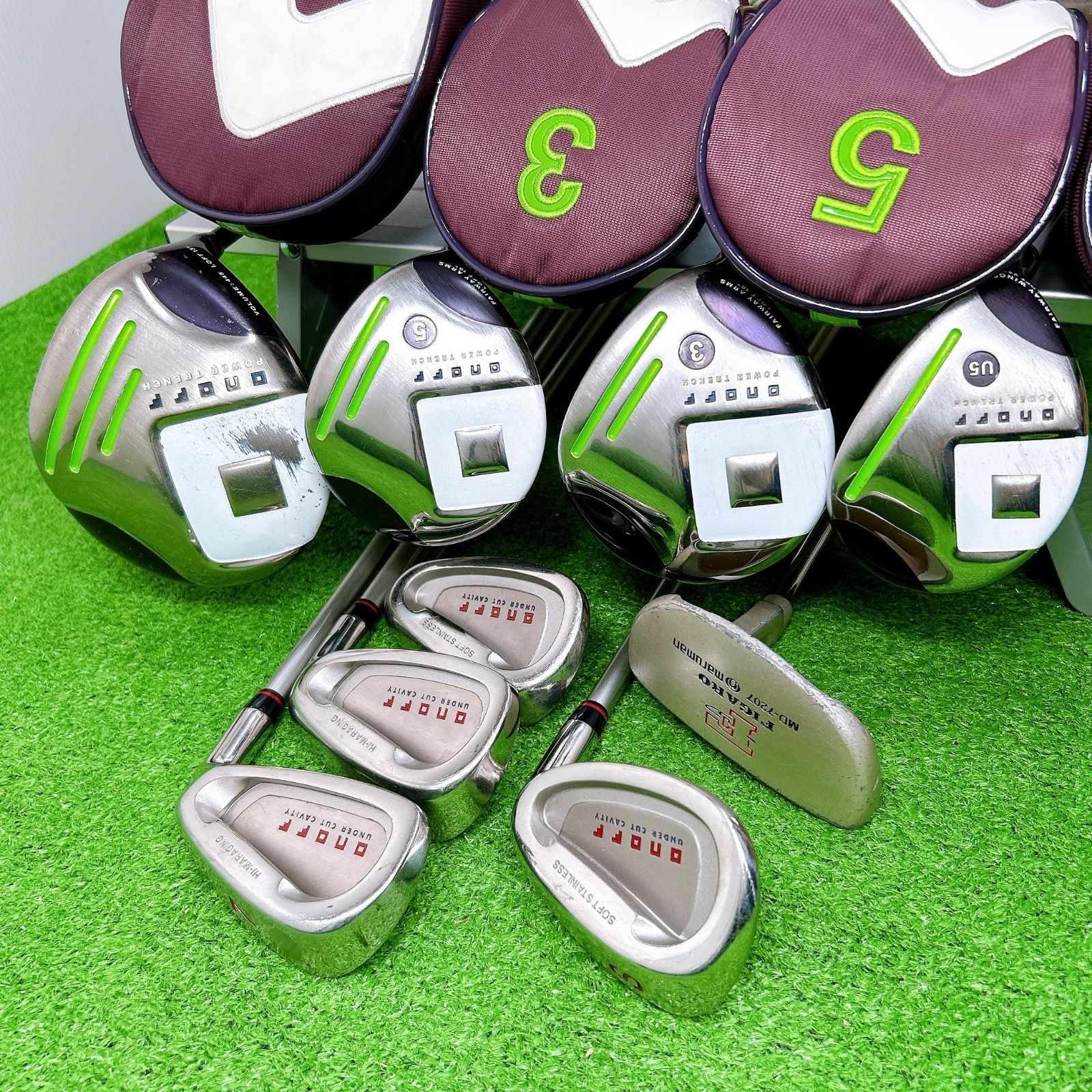 豪華！ONOFF オノフ レディースクラブセット 9本 L 初心者 LP-416 LP-1