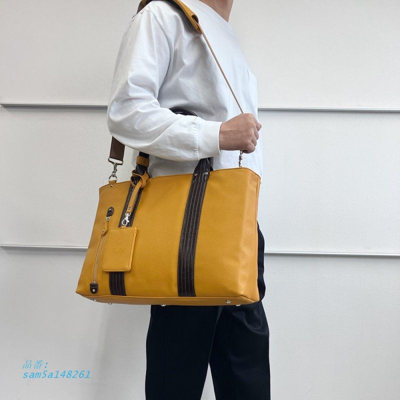 ビジネスバッグ ビジネス バッグ トートバッグ メンズ 大きめ 大人 ファスナー付き シンプル A4 軽量 大容量 通勤通学 am5a148261 DECORATOM_COM_BR