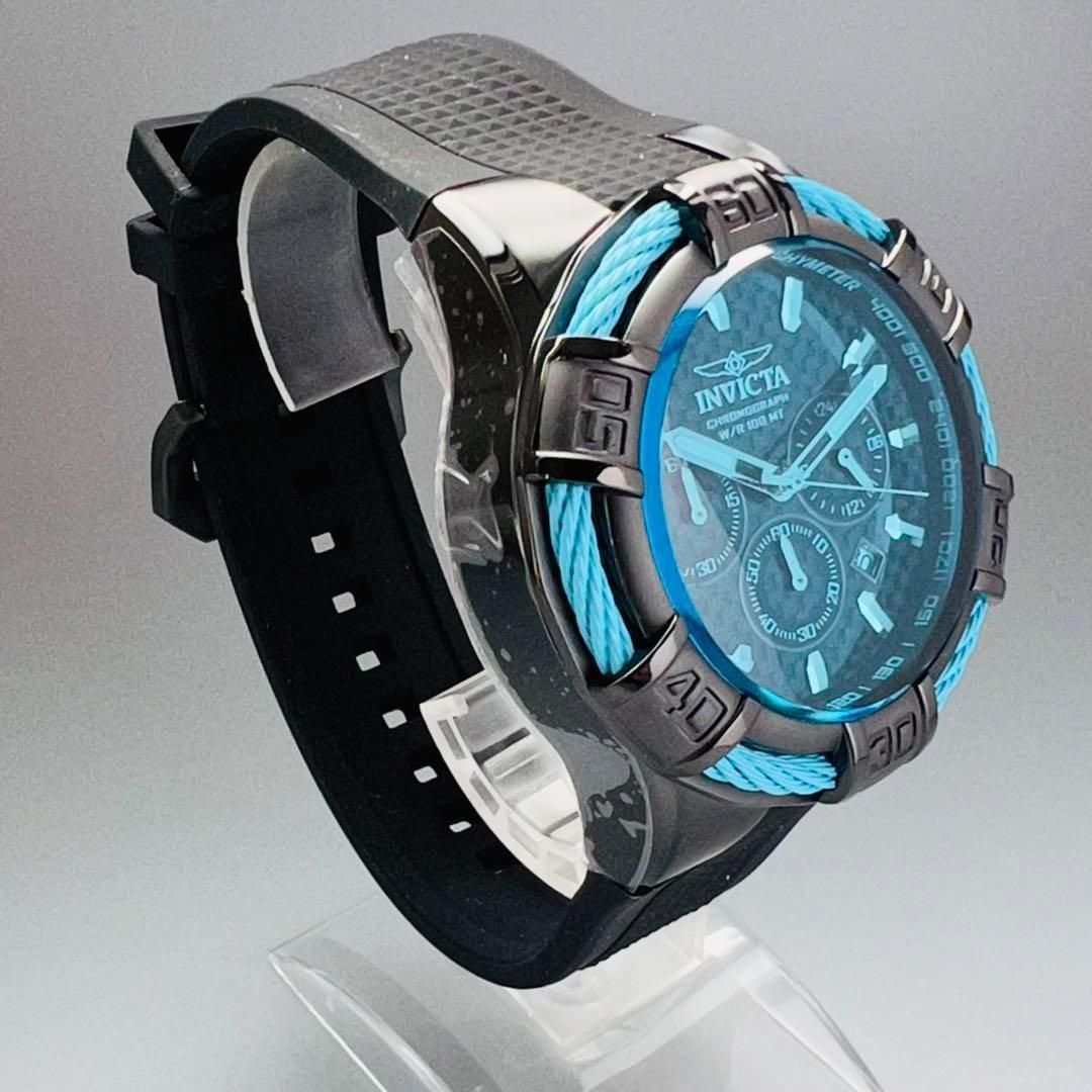 腕時計 INVICTA インビクタ ブルー 新品 ケース付属 ボルト メンズ