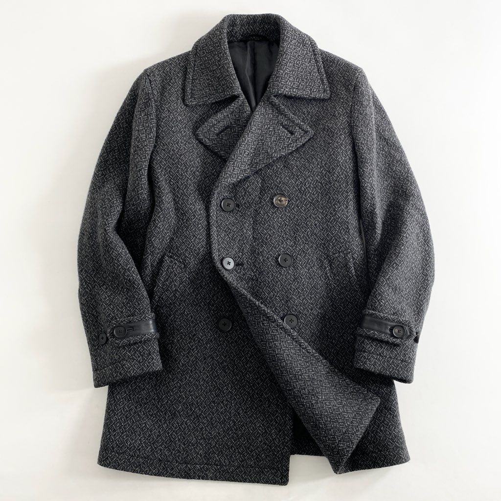 【1日以内発送！】【美品】JOSEPH HOMME ウールコート　メンズ　48 83h27 JOSEPH HOMME ジョセフオム ウールコート Pコート サイズ