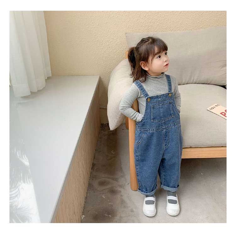  キッズ 子ども デニム オーバーオール 男の子 ジーンズ デニムオーバーオール 子供服 サロペット パンツ オールインワン ゆったり ロングパンツ 130 ベビー ロンパース 可愛い シンプル 90#dzdx9521