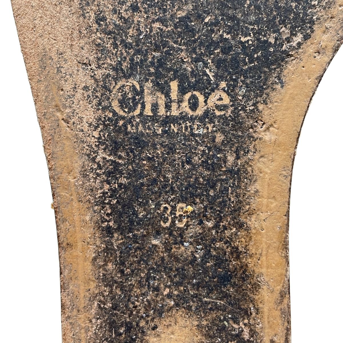 Chloe　「camille」ウェッジミュール サイズ36 Chloe クロエ サンダル WOODY ウッディ CHC22U188Z3 レディース