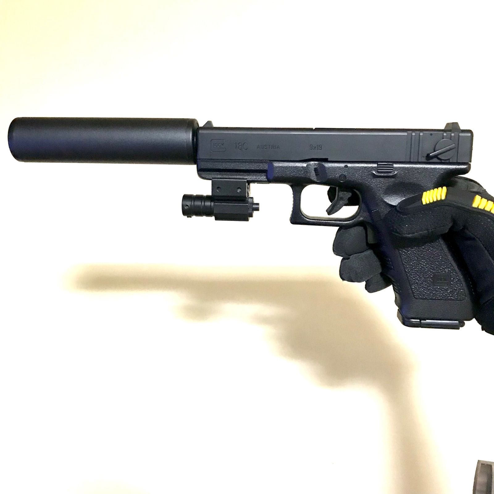電動ブローバック G18C 14mm逆ネジサイレンサーアダプター