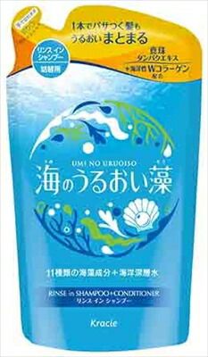 大人気商品  海のうるおい藻 うるおいケアリンスインＳＰ詰替用 【クラシエ】 【シャンプー】海のうるおい藻 うるおいケアリンスインＳＰ詰替用×18点セット tt 
