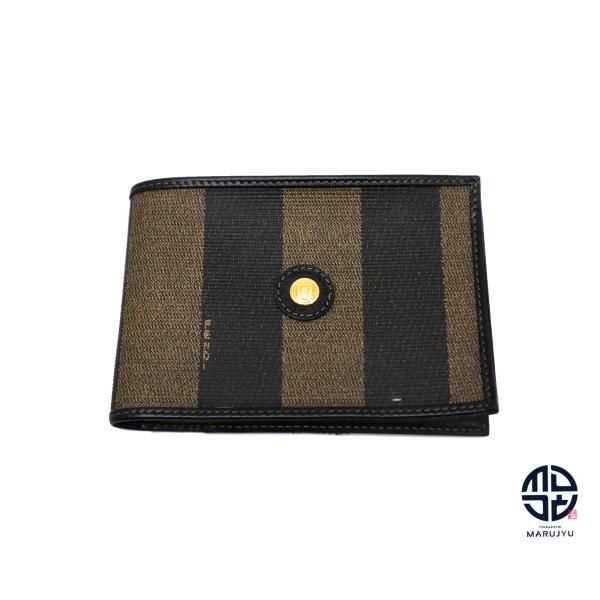 良品　FENDI フェンディ　ペカン柄　カードケース　コインケース　キーリング付 FENDI （フェンディ) ペカン柄 カードケース