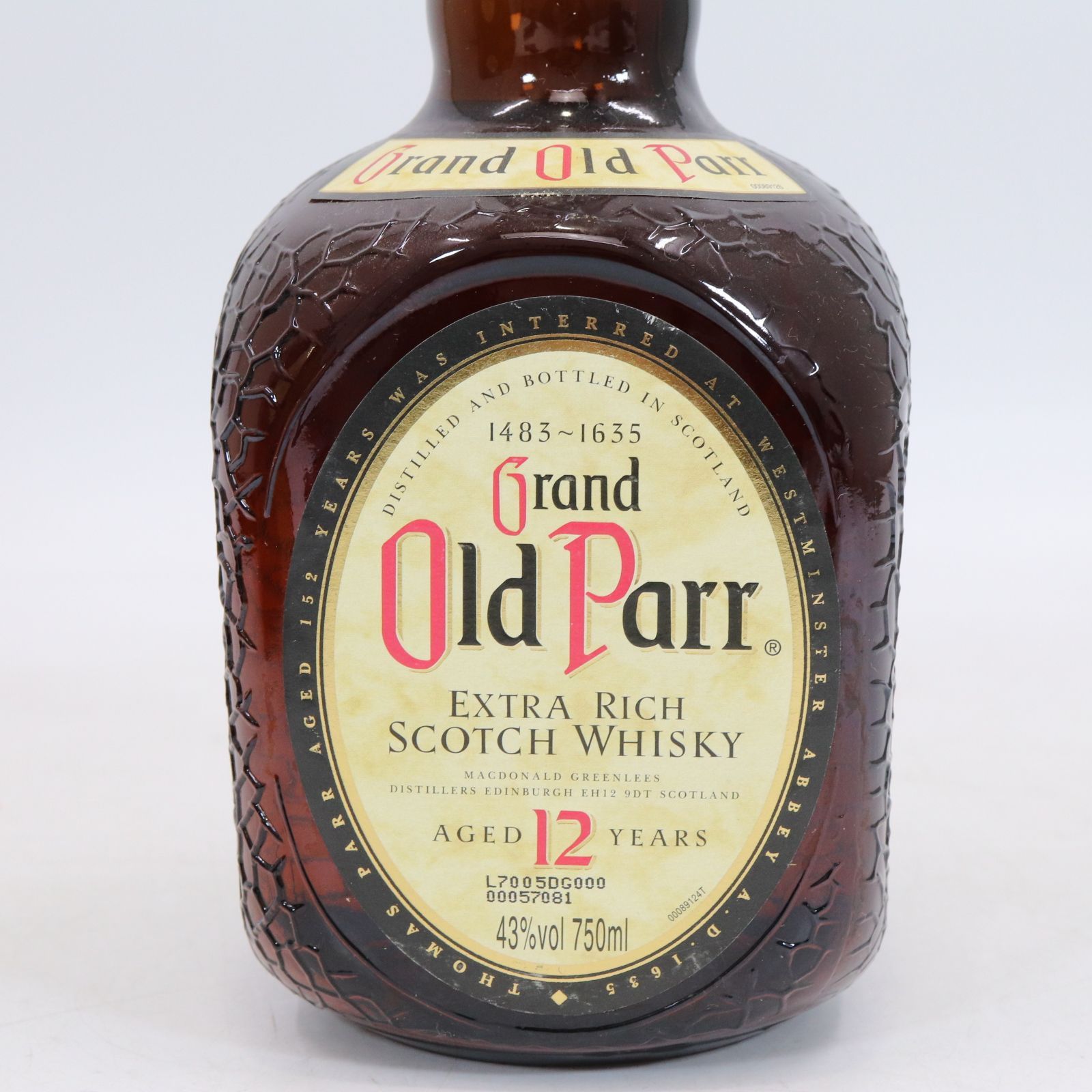 サ*サ様 Grand Old Parr 12年 スコッチウイスキー750mlと1 オールドパー