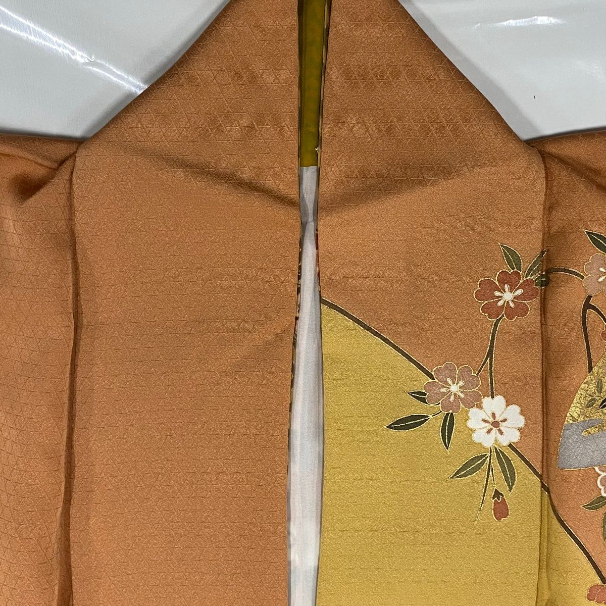 美品振袖フルセット枝垂れ桜 流水 金糸 振袖 美品 秀品 鶴 枝垂れ桜 金糸