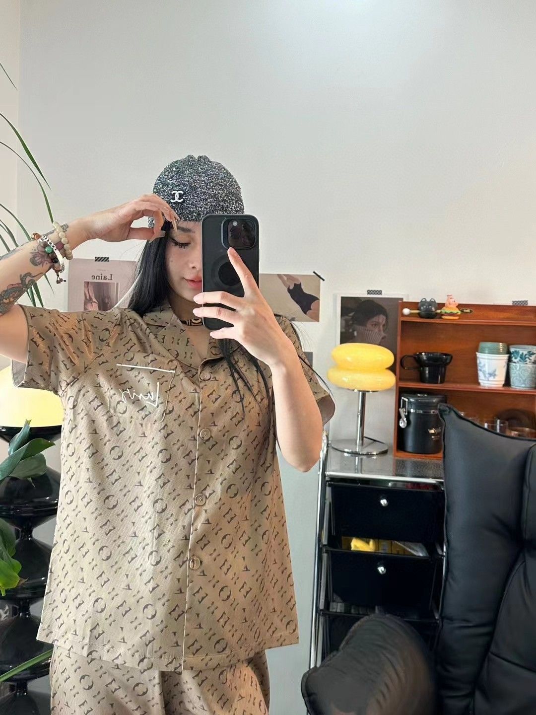 【級！】 これは LOUIS VUITTON ルイ ヴィトン の のカップル用パジャマです 原単品質で ファッション界を驚かせる で ファッションの最先端をリードします -MM輸入1