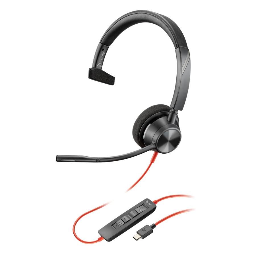 Amazon.co.jp限定】Poly 有線ヘッドセット Blackwire 3210 (国内正規品