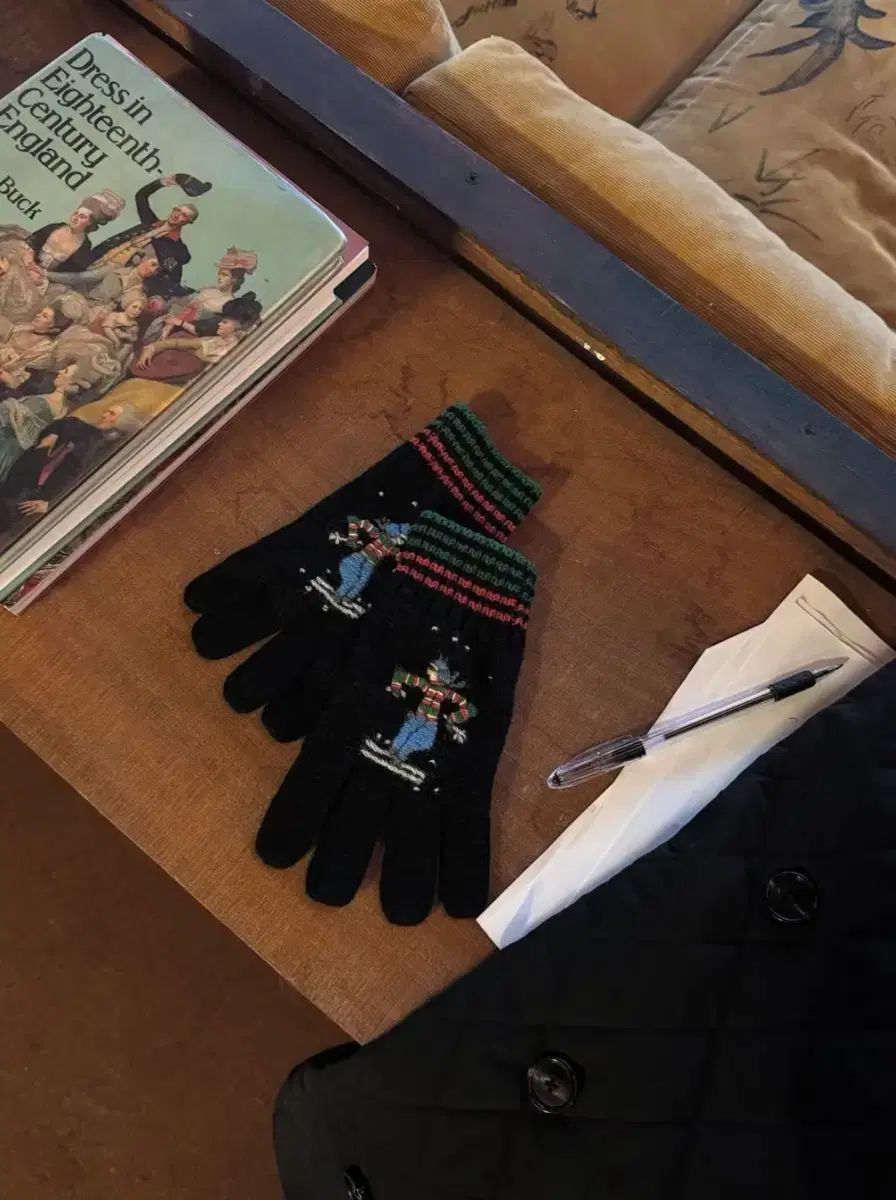 希少 イギリス軍 ブラックレザーコンバットグローブ タグ付きサイズ8