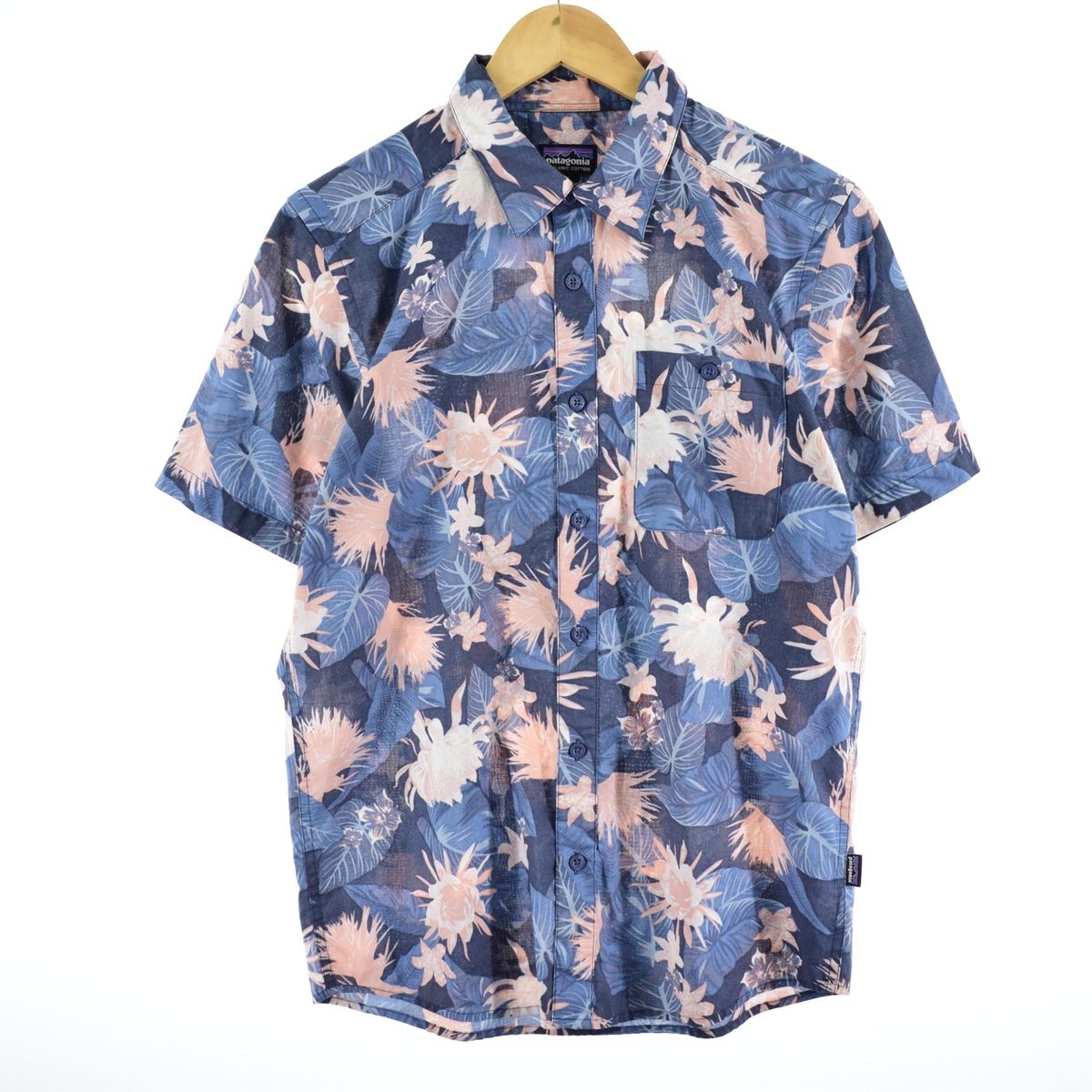 patagonia オーガニックコットン アロハシャツ S
