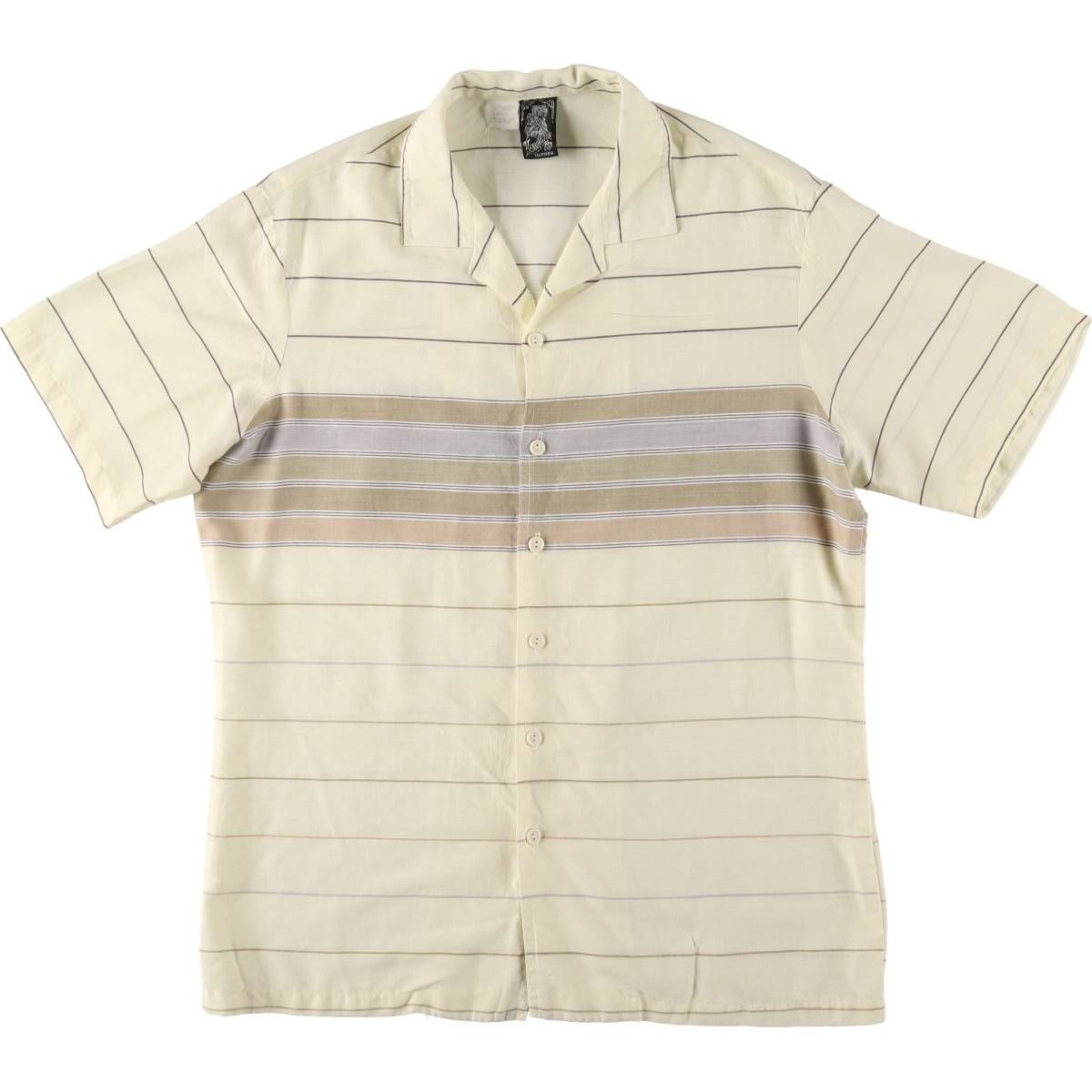 ケニントン 古着 KENNINGTON 70s 半袖 ボーダー柄 Kennington オープン 