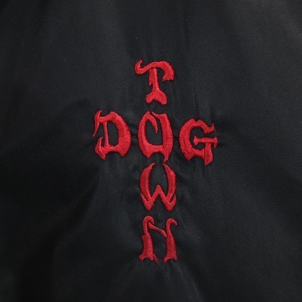 ドッグタウン レッドデビル ナイロンジャケット ブラック DOGTOWN ロゴ刺繍 メンズ 【R221002】