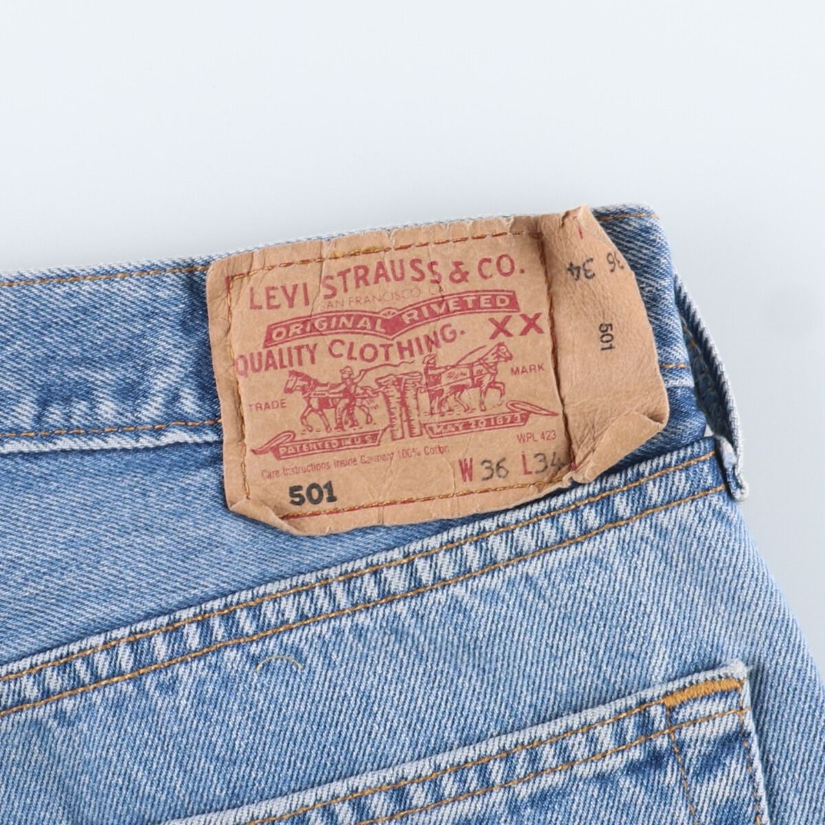 古着 リーバイス Levi's リーバイス501 ユーロモデル ジーンズ