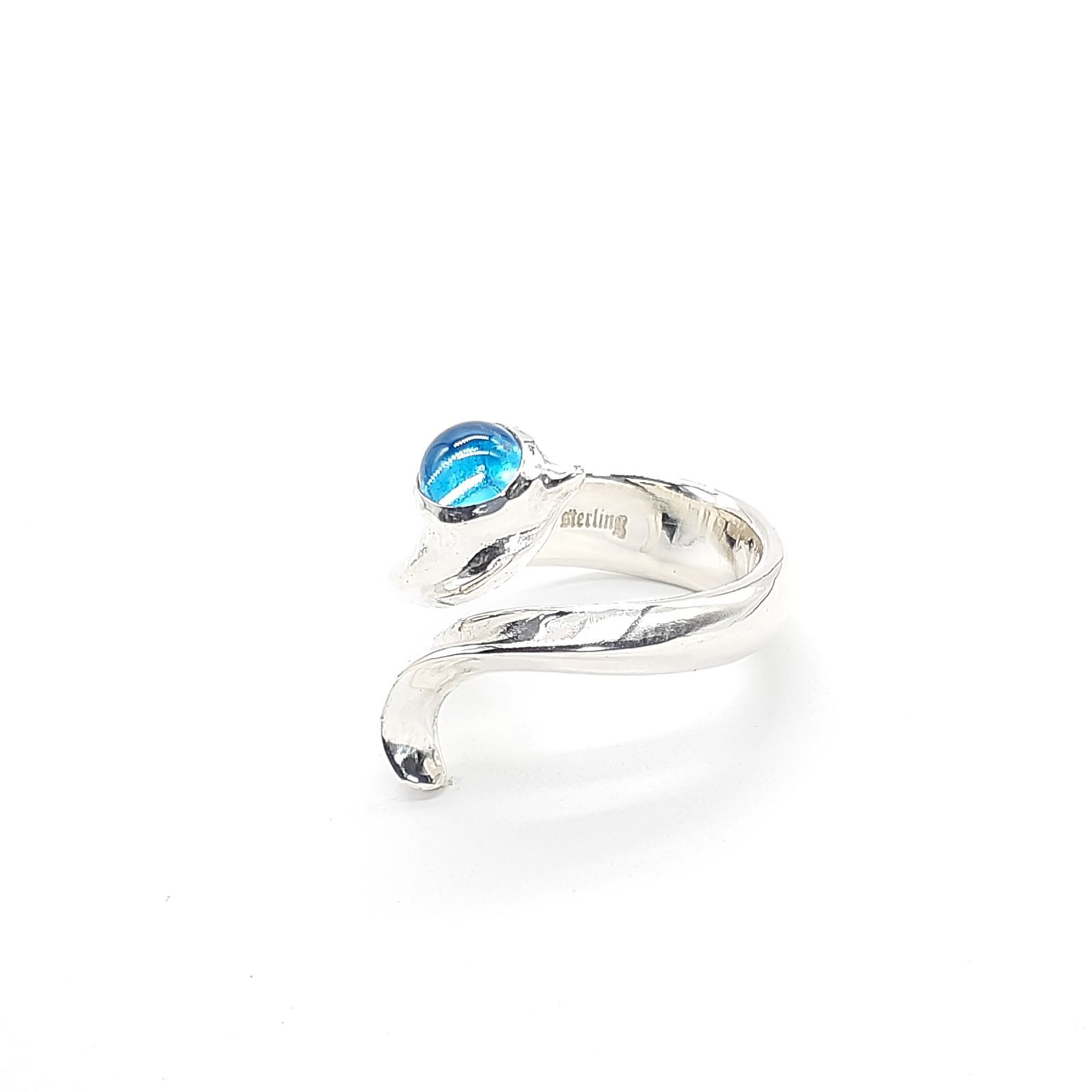 JAP工房 一馬 リング 探査虫 STERLING SILVER シルバー ブルートパーズ