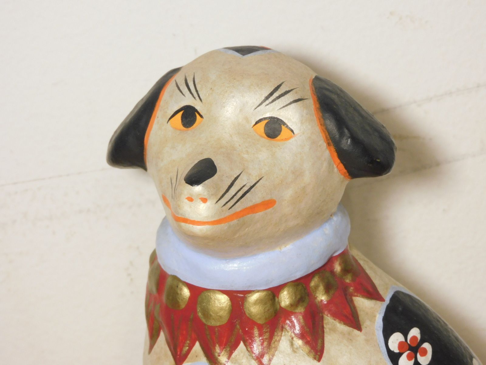蔵出し　土人形のような犬　ヴィンテージ つつみ人形 犬 佐藤吉夫 HK-a-04309 / 堤人形 土人形 郷土玩具 - メルカリ