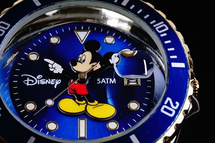 Disney限定/MICKEY ミッキーマウス コラボ 腕時計/サブマリーナ