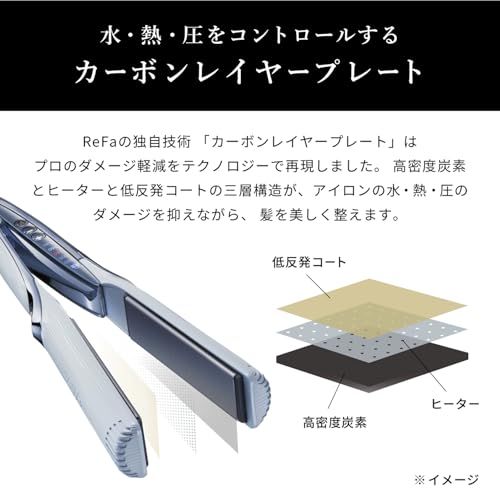 リファ ストレートアイロン プロ （ホワイト） ヘアアレンジガイドブック付 Amazon.co.jp: ◇新色◇【公式ストア限定】リファパワーストレート