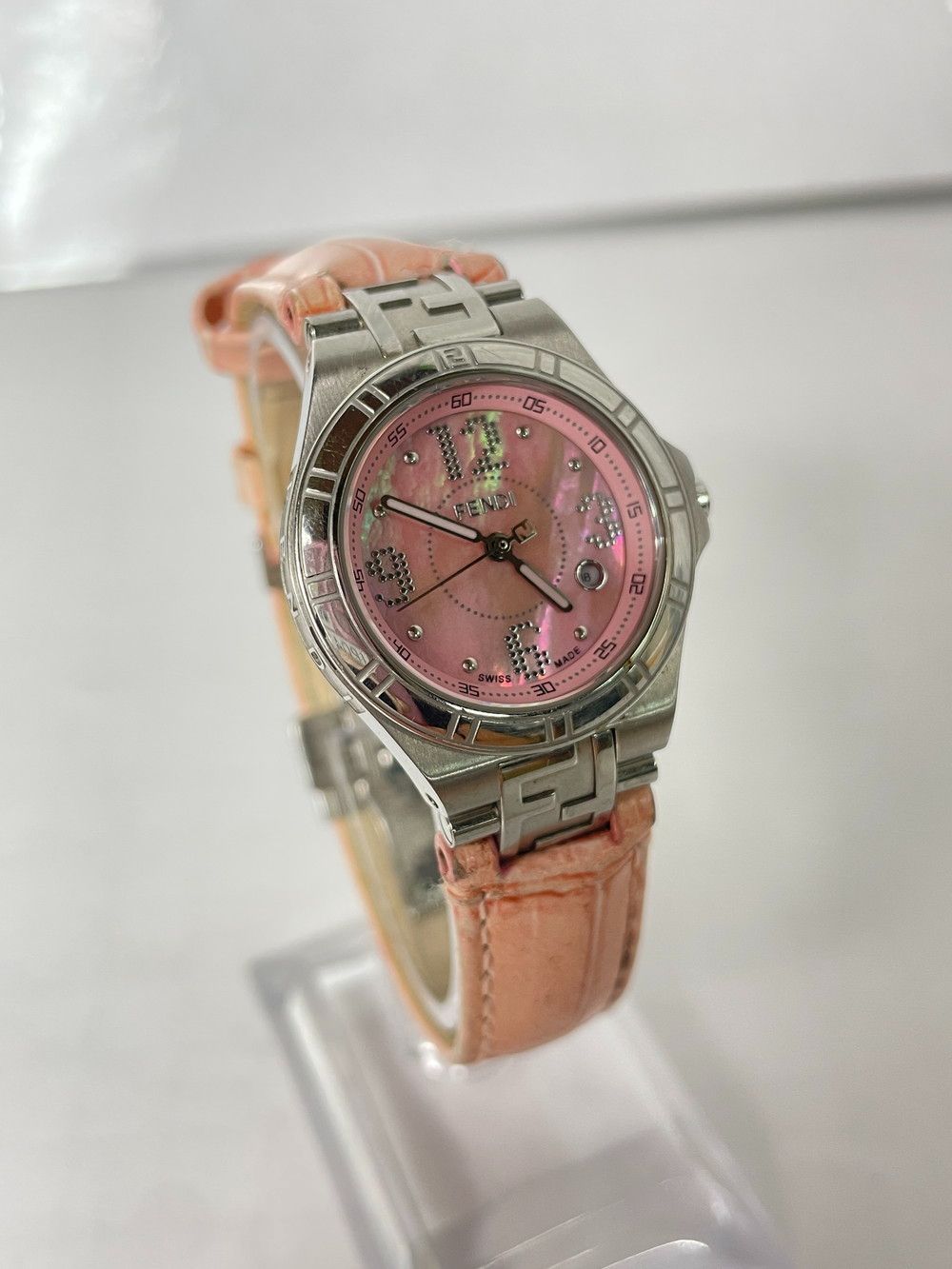 FENDI 腕時計 ハイスピード ピンクシェル文字盤