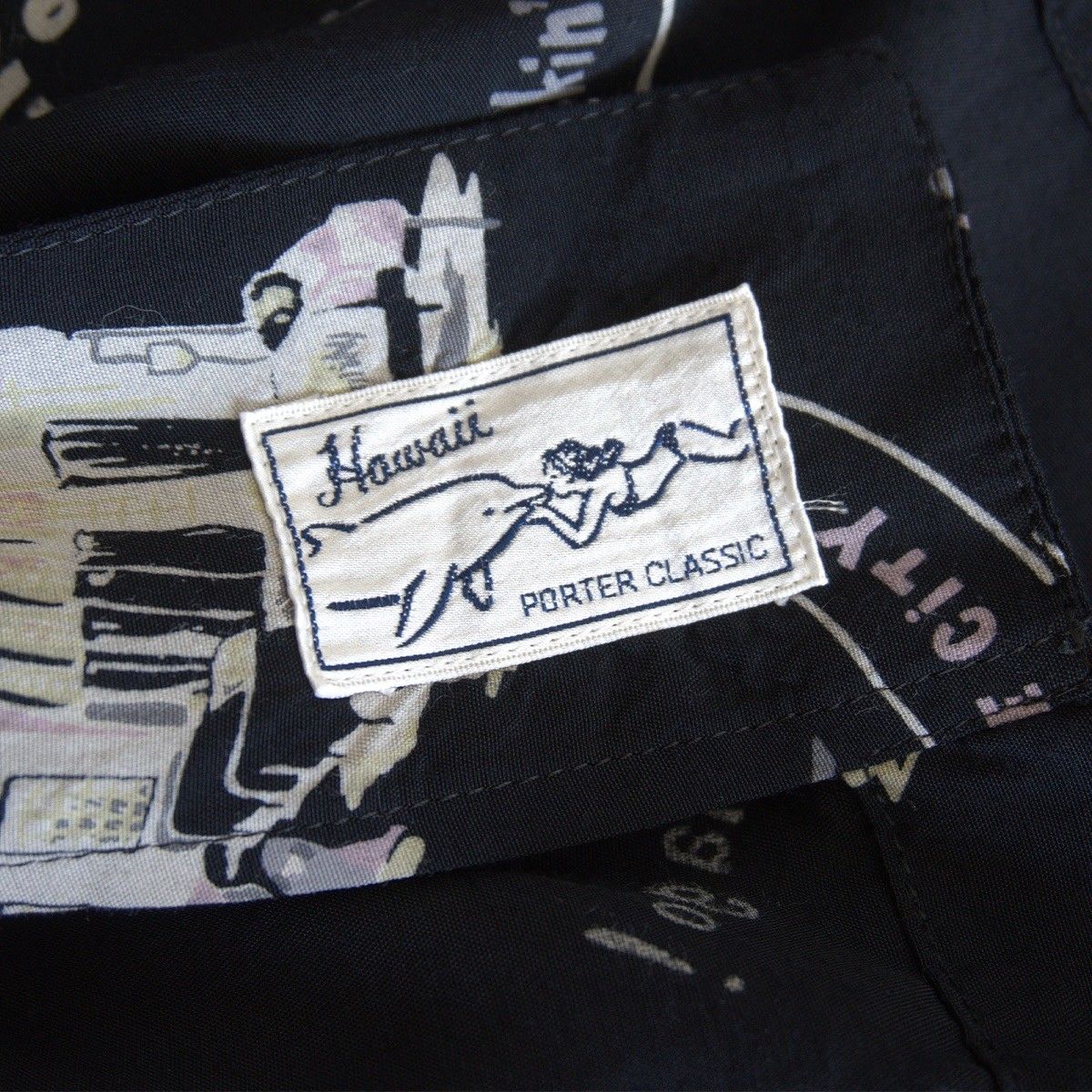 新製品 PORTER CLASSIC ALOHA SHIRT SKATEBOARDING M ポータークラシック アロハシャツ ブラック レーヨン 25090854 バッグ