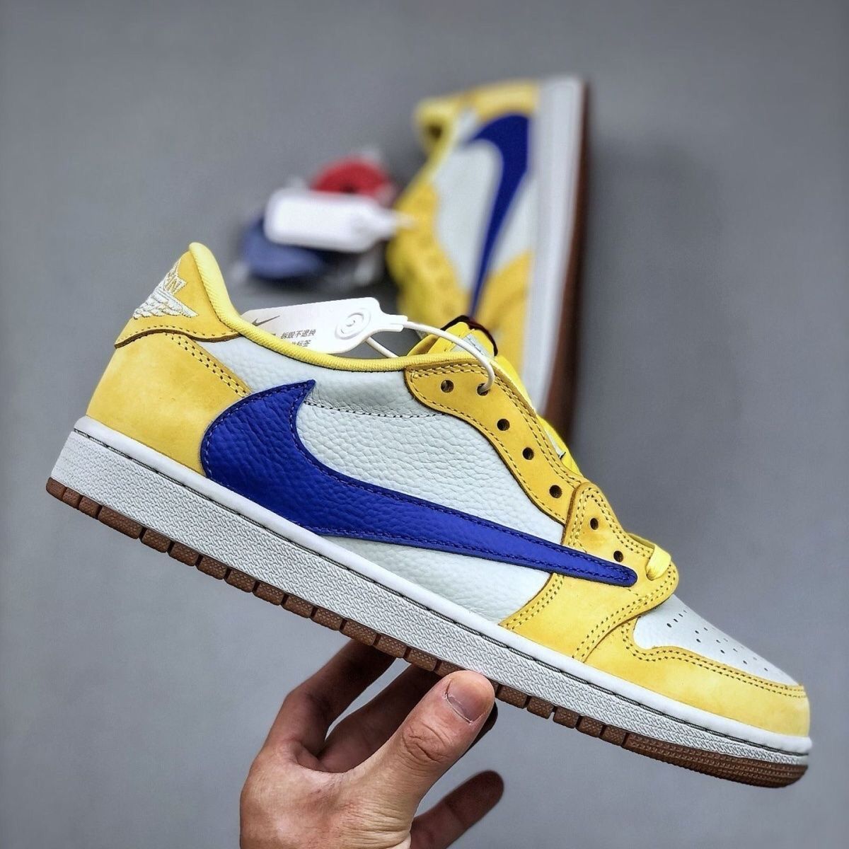 ナイキ スニーカー Fragment x Travis Scott x Air Jordan 1 Low 並行輸入品