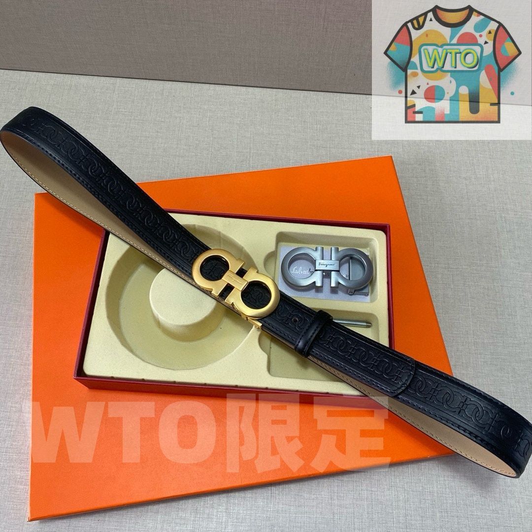 本日特価] フェラガモ Ferragamo 高級レザー ベルト＆バッグ スーパー  